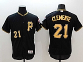 Pittsburgh Pirates #21 Roberto Clemente Black 2016 Flexbase Authentic Collection Stitched Jersey,baseball caps,new era cap wholesale,wholesale hats